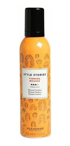 Alfaparf Style Stories Mousse Fijadora Fijación Fuerte 250ml