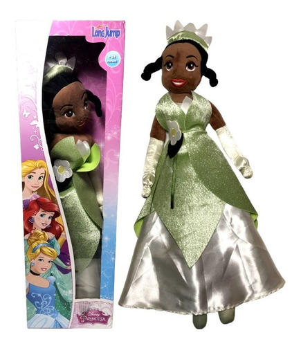 Boneca De Pelúcia G Tiana Princesa Disney Negra Original