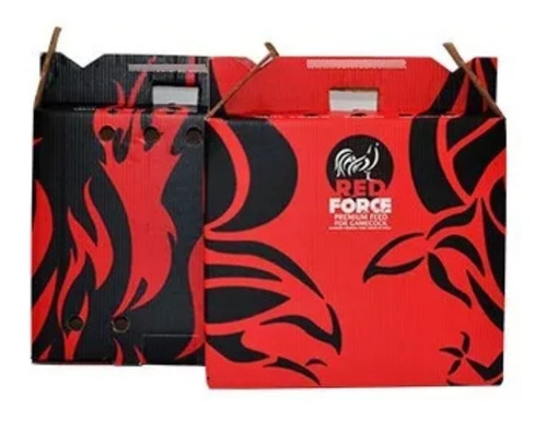 Caja De Transporte De Redforce Para Gallos 5pz Envío Gratis