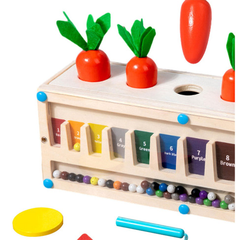 Juguete Montessori 3 En 1, Juguete Rompecabezas De