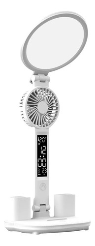 Lámpara De Escritorio Con Ventilador, Lámpara De Mesa Plegab