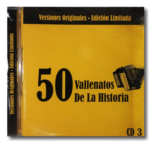 50 Vallenatos De La Historia - Cd N°3