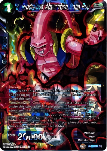 Cartas Dragon Ball Prodigious Absorption Buu Sr Darkside Tcg (Usado)