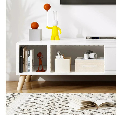 Mueble Mesa Para Tv Rack Moderno Minimalist Hasta 75'' Marrón
