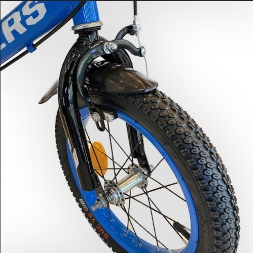 Imagen 4 de 9 de Bicicleta Infantil Rodado 14 Randers Azul Mundo Gym