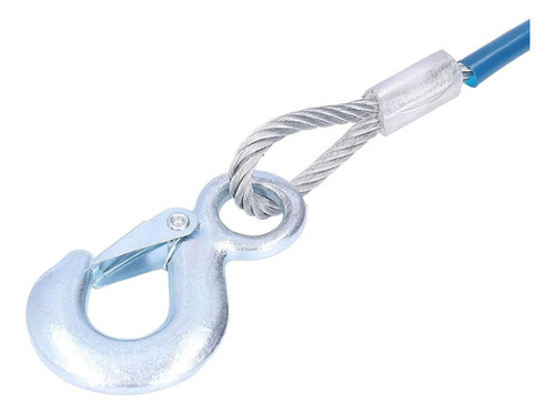Linga De Remolque De Acero Para Autos Camionetas Timalo Color Azul