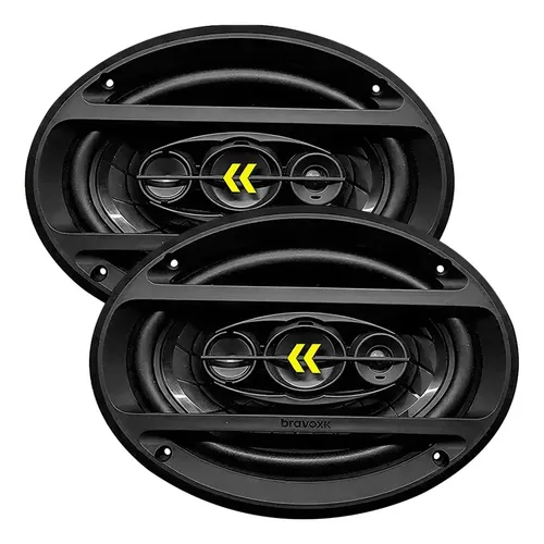 Par Alto Falante 6x9 Quadriaxial Bravox Revo 69 200w Rms