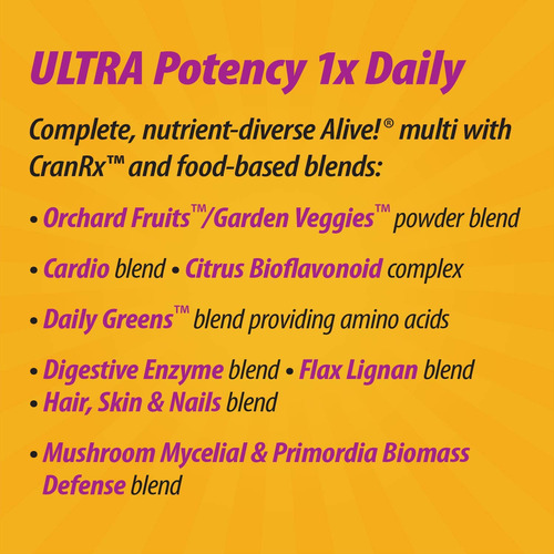 Nature's Way Alive Multivitamínico Diario Mujeres 60 Tablets