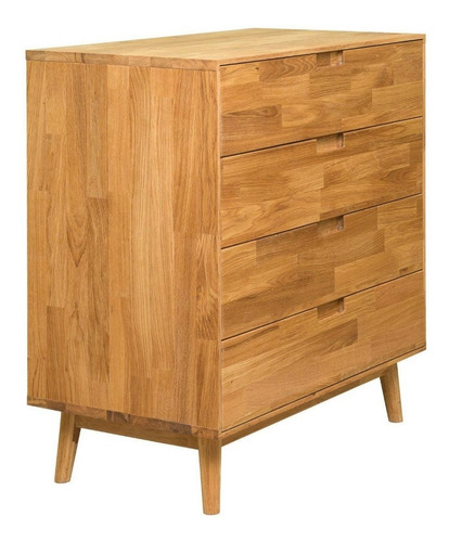 Imagen 7 de 9 de Cómoda En Madera Natural 100% Maciza Roble Ref: Maciza50