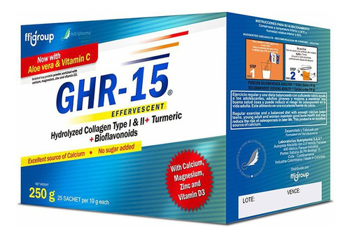 Ghr-15 Colágeno Hidrolizado Tipo I Cala X - g a $14