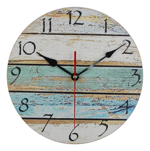Reloj De Pared, Estilo Vintage, Redondo, Rústico, Estilo Náu