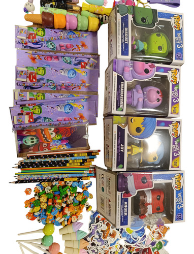 Kit Papelaria Escolar Divertidamente 2! 30 Itens Kawaii