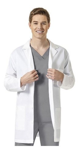 Delantal Medico Blanco Hombre 703a Wonderwink