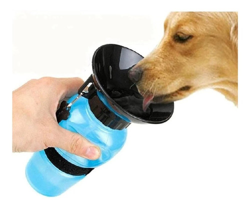 Botella Agua Bebedero Mascota Perrito Paseo 500ml