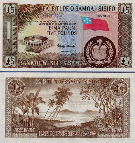 Samoa - 5 Libras - Año 1963 (2020)