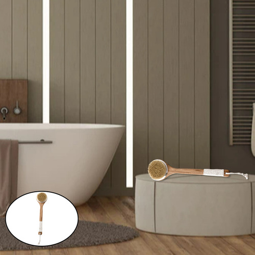 Ys- Cepillo Para Baño Y Cuerpo, Estropajo De Espalda, Mango