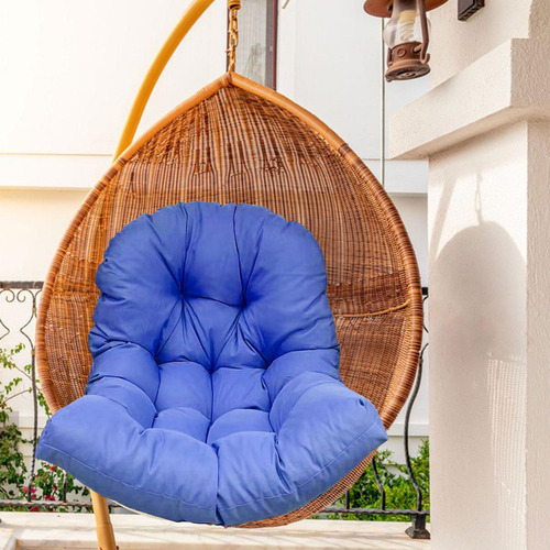 Cojín Para Silla Colgante, Cojín Para Silla Azul Brillante
