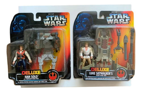 Star Wars Kenner Power Of The Force Deluxe Luke Y Han 2 Pack