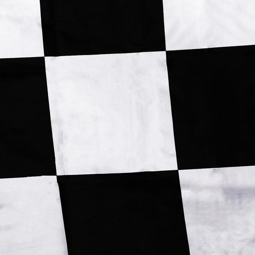 2 Racing Black And White Checkered Flag Banderín Party