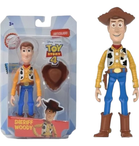 Toy Story 4 Woody Muñeco Articulado 13 Cm Original