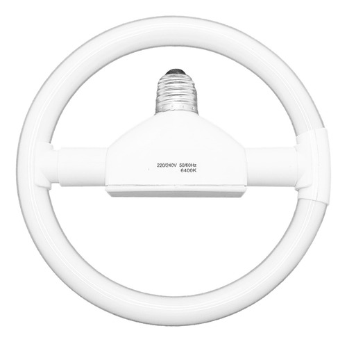 Lâmpada Circular 32w 220v E27 Branco Frio Completa 10 Pçs