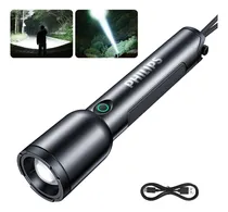 Comprar Philips Linterna Tactica Linternas Potentes Led Recargable Impermeable 350lm 10w Brillo Fuerte Alcance Luz Blancasúper Largo Esencial Para La Pesca Al Aire Libre Negro Aleación De Aluminio Sfl1168