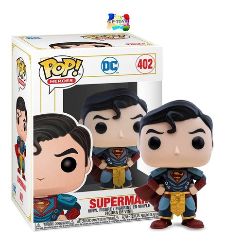 Superman Imperial Traje Armadura Funko Pop Dc Comics Cf