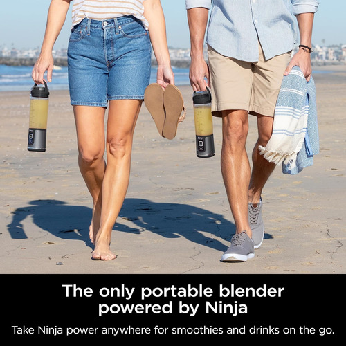 Batidora Portátil Ninja Bc151bk Blast, Sin Cable, 18oz. V...