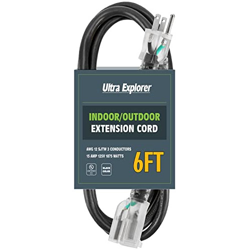 Ultra Explorer Cable De Extensión Iluminado Para Exteriores