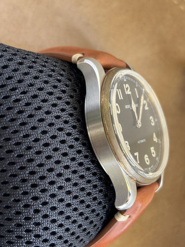 Reloj Montblanc 1858 Collection Café Bronce Negro (Usado)