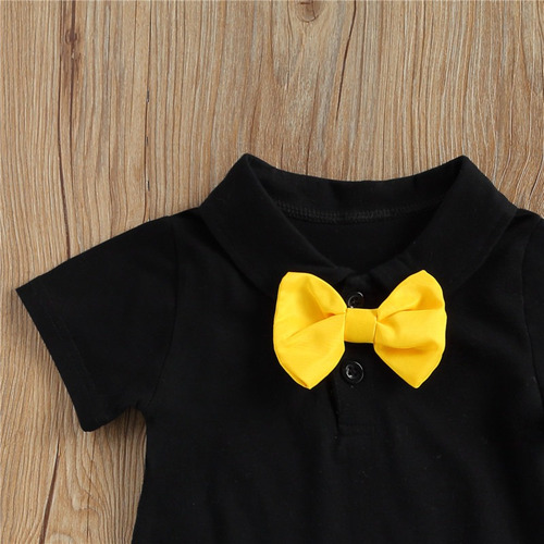 Disfraz De Mickey Mouse Para Bebé Niño Traje De Cumpleaños Negro 0-6 Meses
