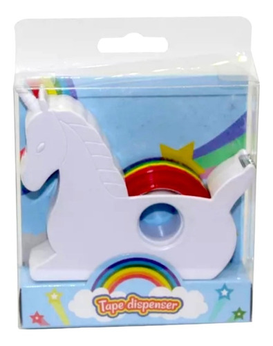 Dispensador De Cinta Con Diseño Unicornio Papeleria