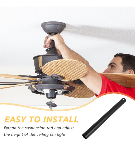 Ventilador De Techo Con Varilla De Extensión Metálica De Rep