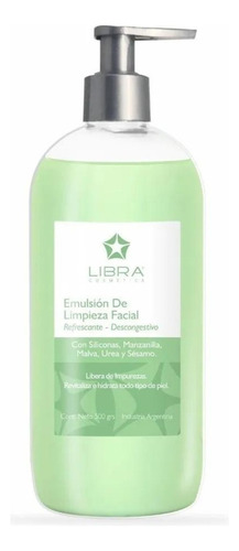 Emulsión Limpieza Facial Libra Cosméticos 500gr