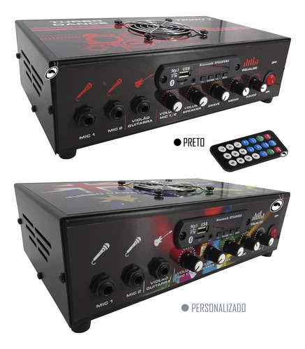 Amplificador Mesa Turbo Dance Bluetooth Usb 300w Rms Trinity
