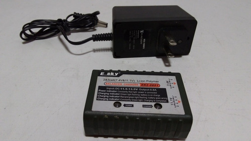 Esky Cargador Lipo 2 Y 3 Celdas No Walkera Hubsan Dji Align (Usado)