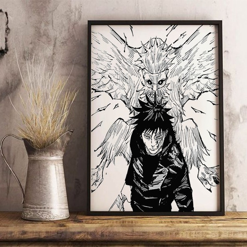 Cuadros De Madera Grabado De Jujutsu Kaisen