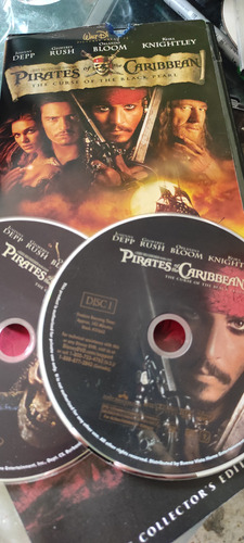Piratas Del Caribe Dvd La Maldición Del Perla Negra Original