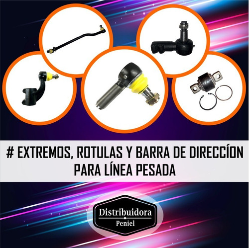 Imagen 4 de 5 de Extremo De Direccion Macho M28x1.5 Izq Volkswagen 9.150 7.90