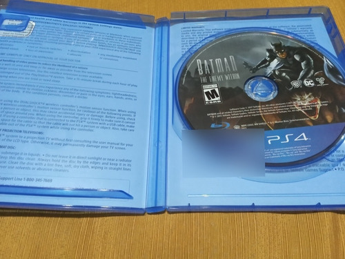 Juego De Ps4 Batman The Enemy Within, Físico Usado (Usado)