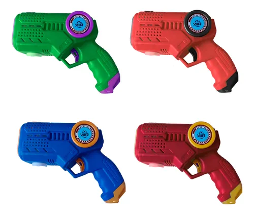 Pistola Burbujero Bubble Gun Con Liquido Bg01 Luz Led