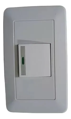 comprar Apagador Interruptor Sencillo Moderno Blanco C\u002F Luz Reflecti