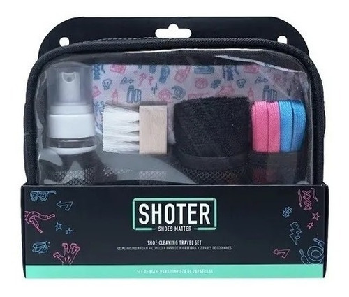 Travel Set Shoter - Limpiador De Zapatos Y Zapatillas