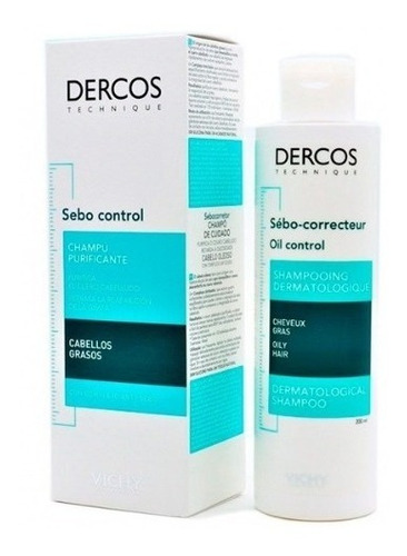Shampoo Purificante | Control De Sebo | Vichy Dercos | 200ml