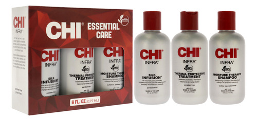 Kit Chi Infra Trio Para El Cuidado Del Cabello, 3 Unidades,