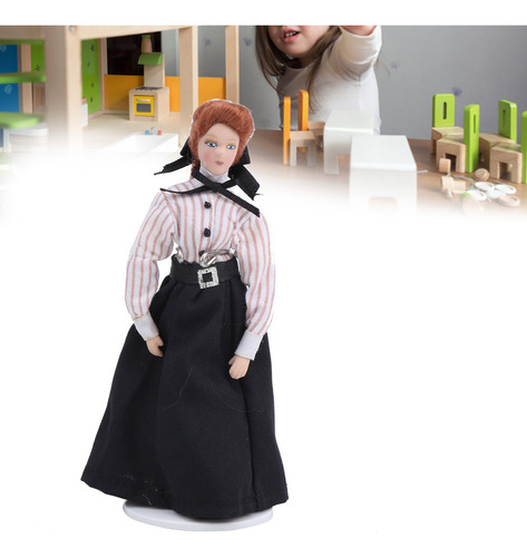 .. Doll Toy 1:12 En Miniatura Para Mujer, Modelo De