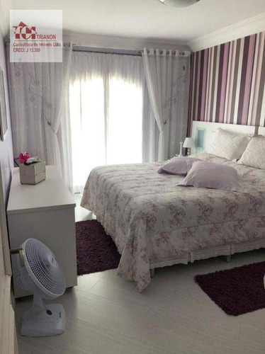 Imagem 8 de 30 de Sobrado Com 4 Dormitórios À Venda, 204 M² Por R$ 852.000,00 - Parque Novo Oratório - Santo André/sp - So0636
