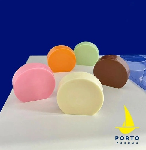 Forma 03 Partes Pão De Mel Tombado Pro Porto Formas Cod: 220 Cor Branco