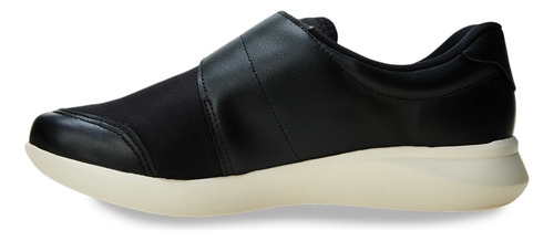 Tênis Casual Feminino Am19001 Com Calce Fácil Preto Usaflex
