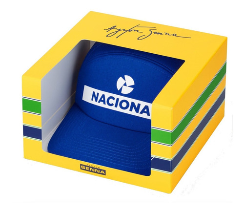 Imagen 1 de 8 de Gorra Ayrton Senna Nacional F1 Edicion Especial Con Caja